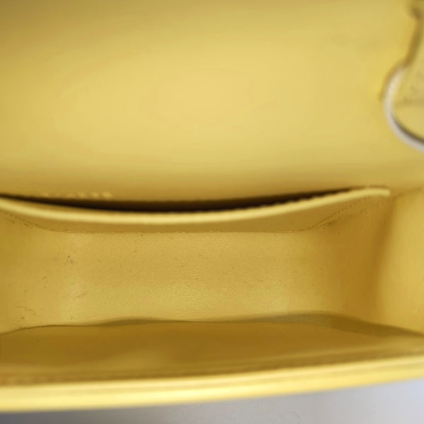 TRIOMPHE Mini Calfskin Yellow