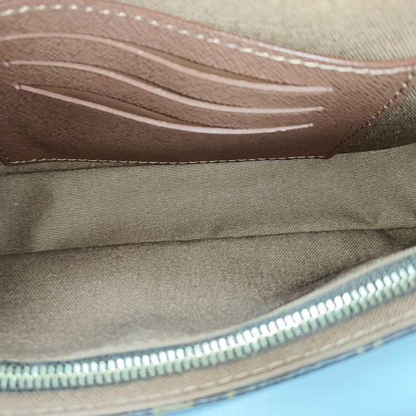 IVY Monogram Coated Canvas Brown