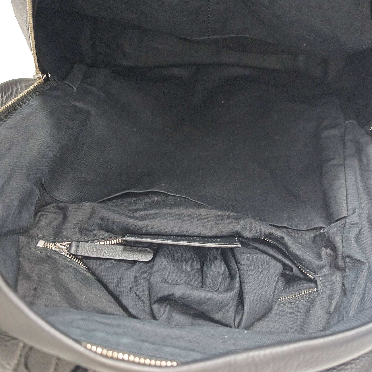 Calfskin Backpack Large Black
