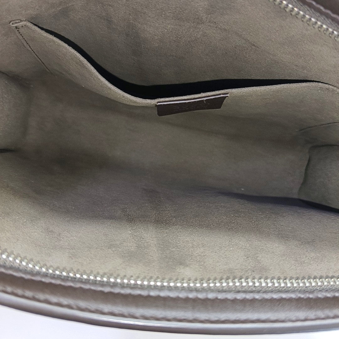 GG Supreme Monogram Coated Canvas Black