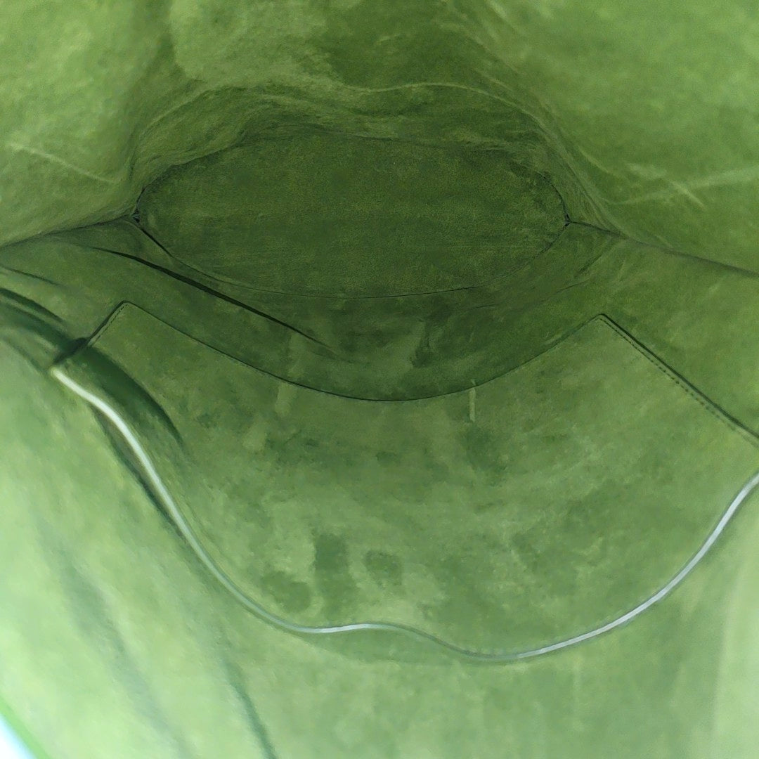 Calfskin Bucket Bag Green