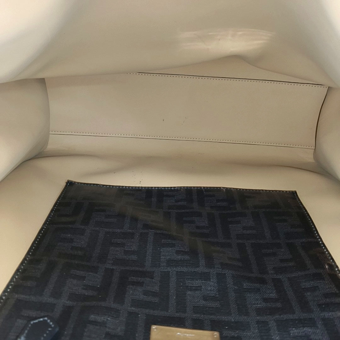 Authenticated pre-owned  Peekaboo Calfskin Grey - Tote Bag at Looply