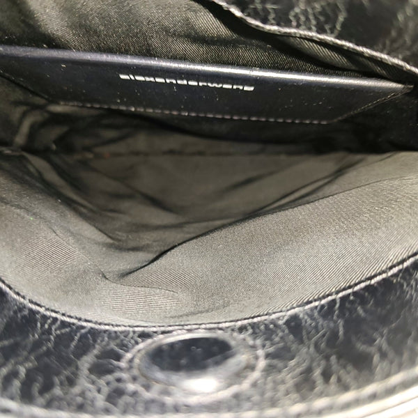Calfskin Shoulder Bag Small Black