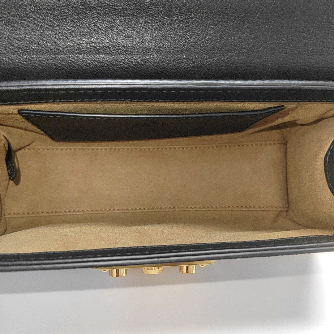 Padlock Mini Monogram Coated Canvas Beige