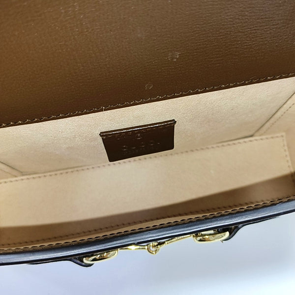 Horsebit 1955 Mini Monogram Coated Canvas Beige