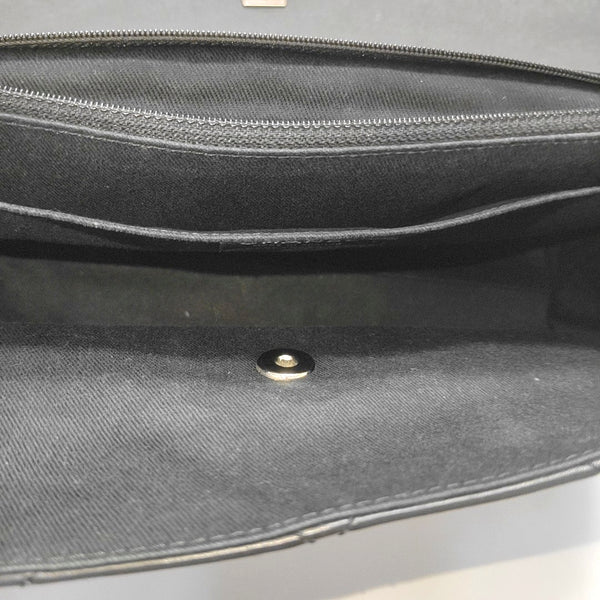 Quilted Calfskin Shoulder Bag Black