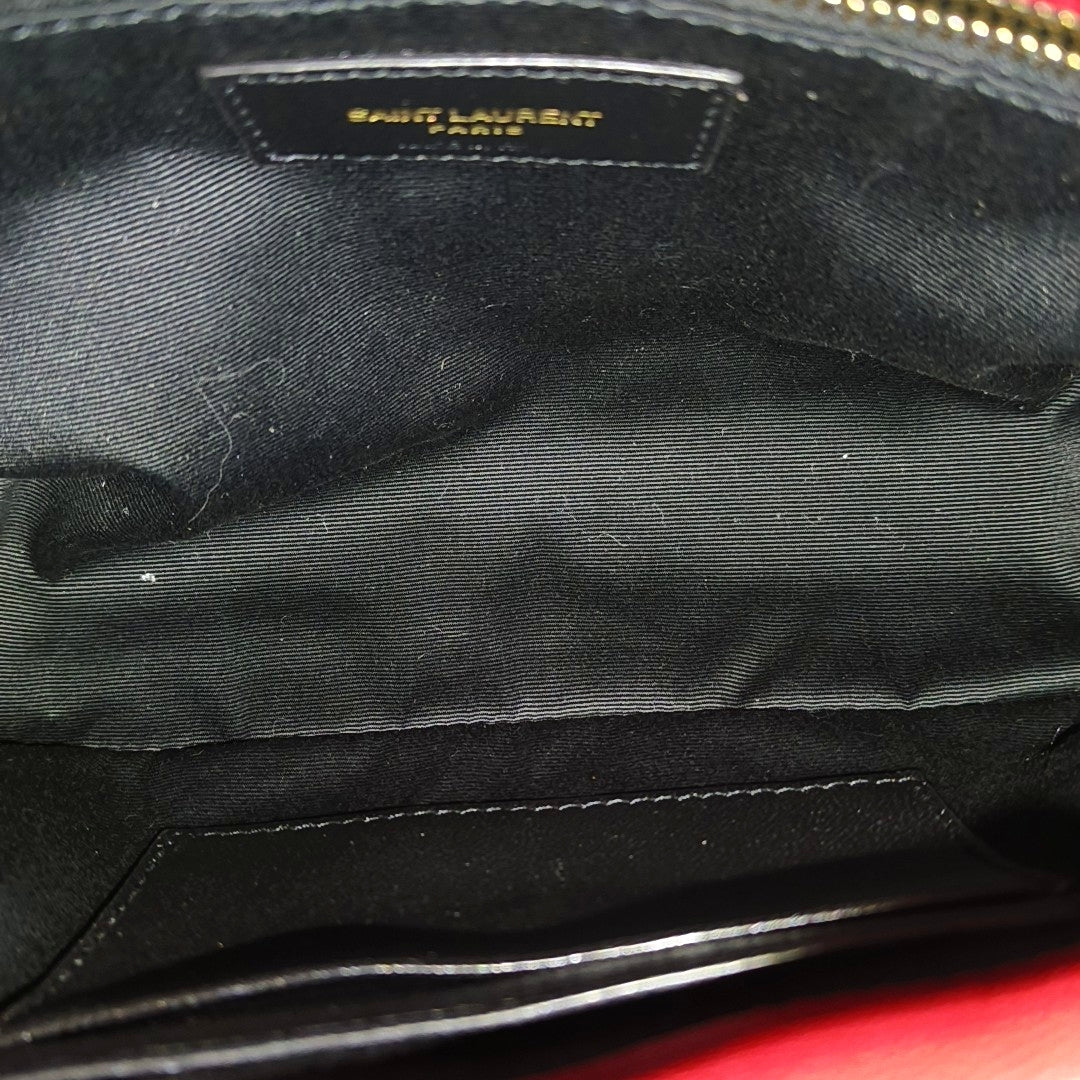 PUFFER Mini Quilted Lambskin Red