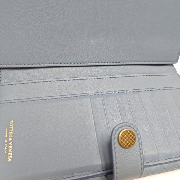 Lambskin Wallet Blue