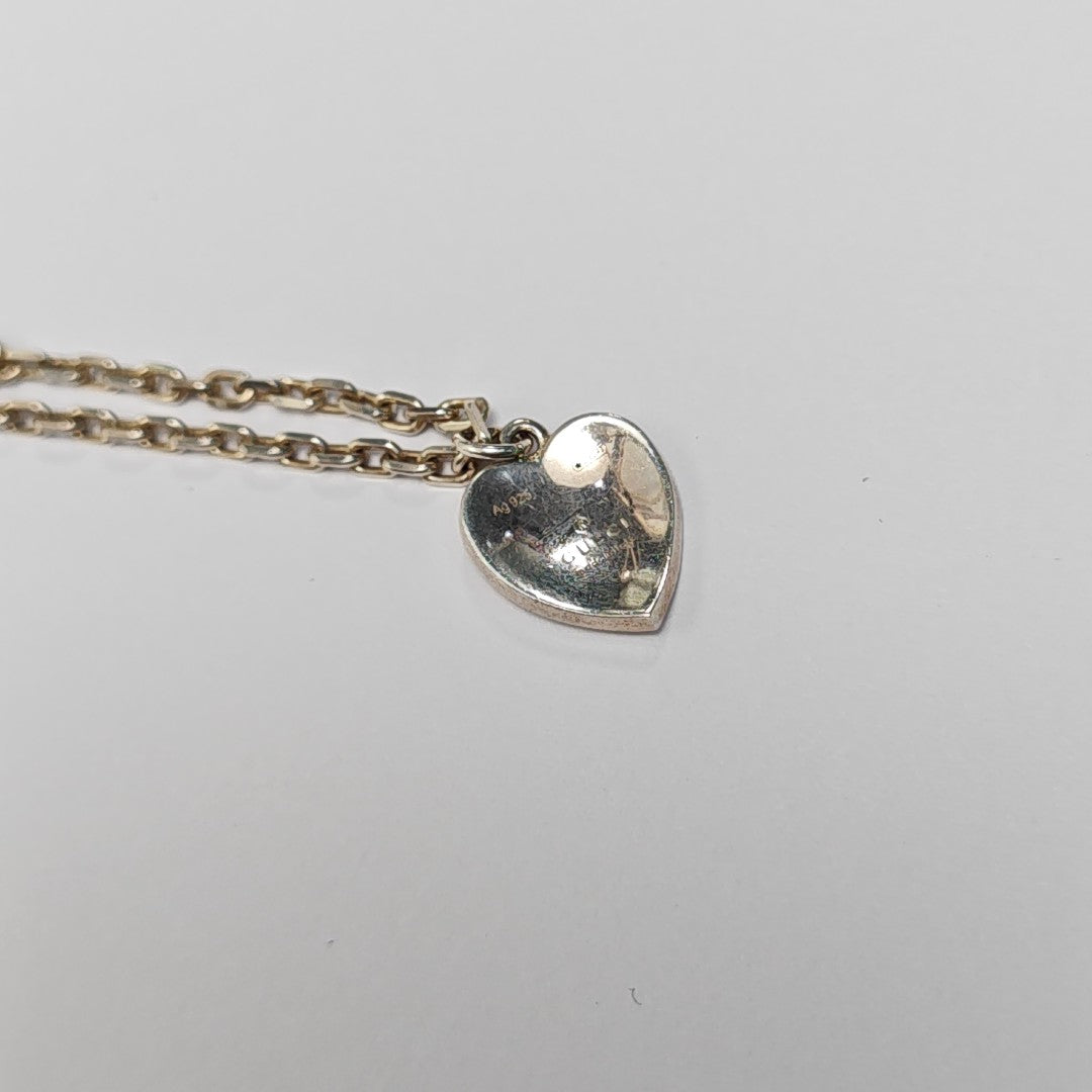 Interlocking G 925 Sterling Silver Necklace