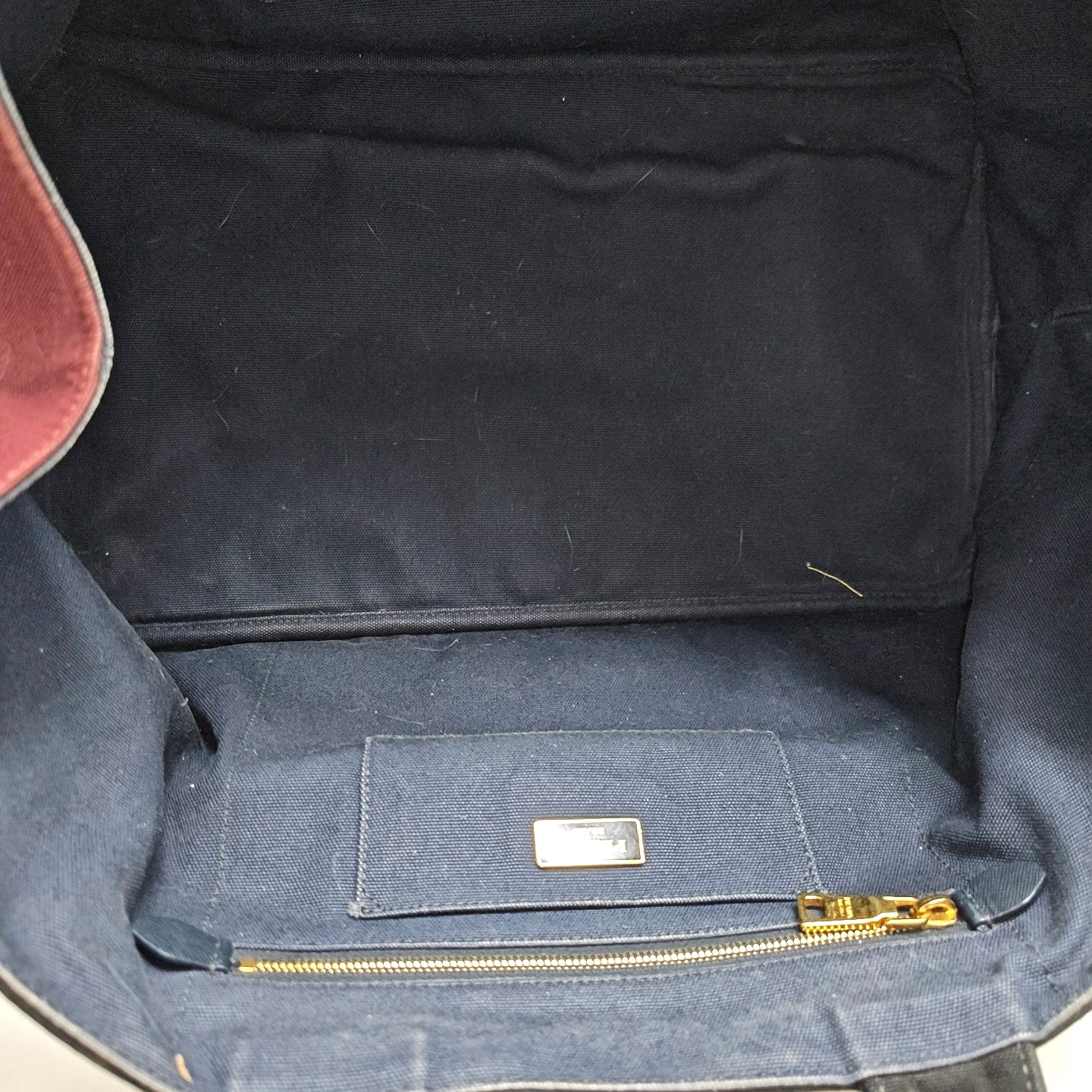Canvas Top Handle Bag Black