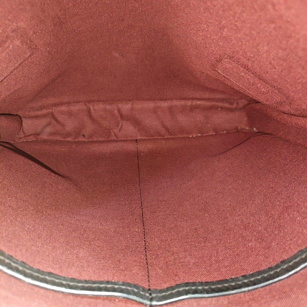 Monogram Coated Canvas Shoulder Bag Brown