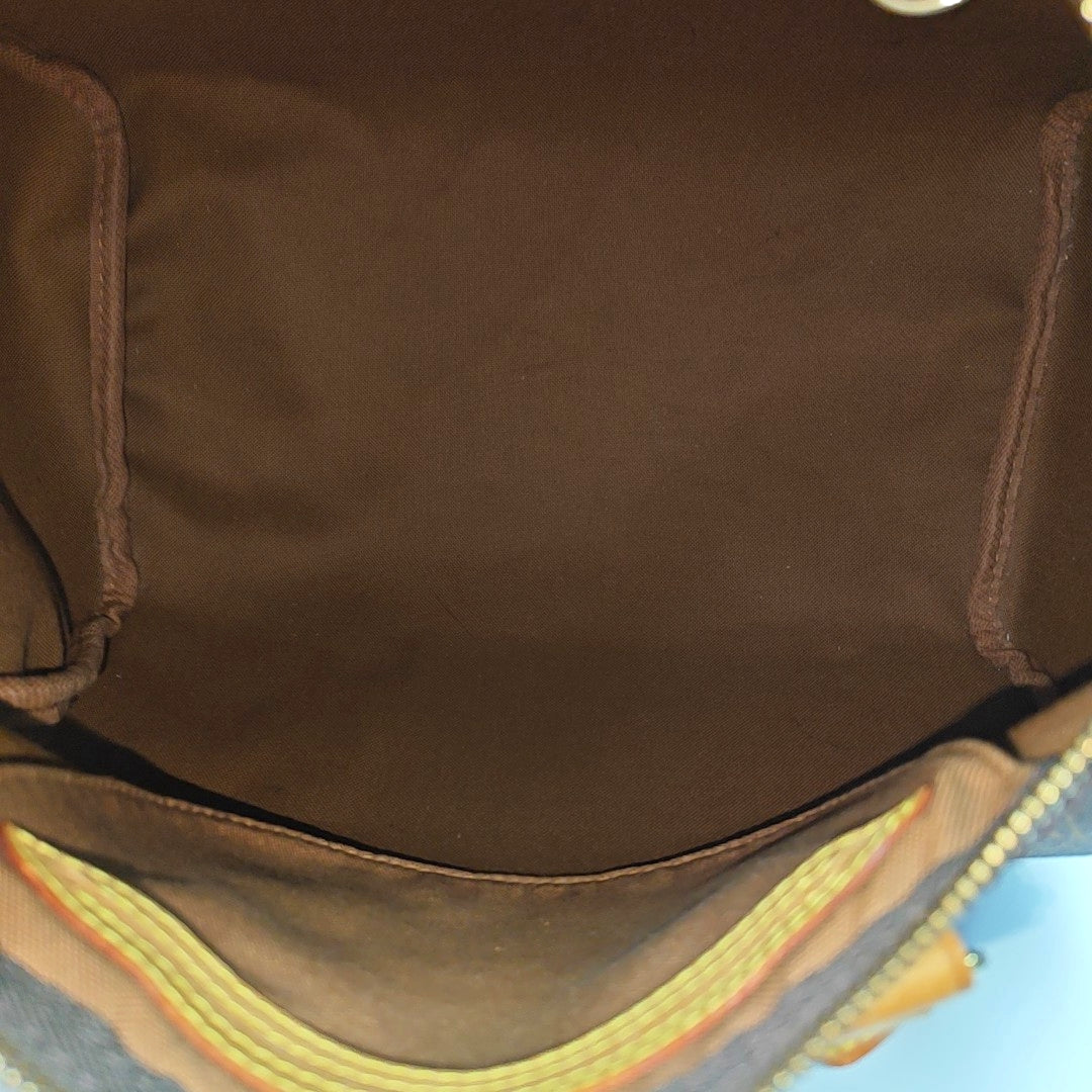 SPEEDY 30 Monogram Coated Canvas Brown