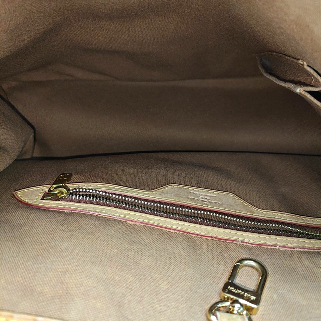 BATIGNOLLES GM Monogram Coated Canvas Brown