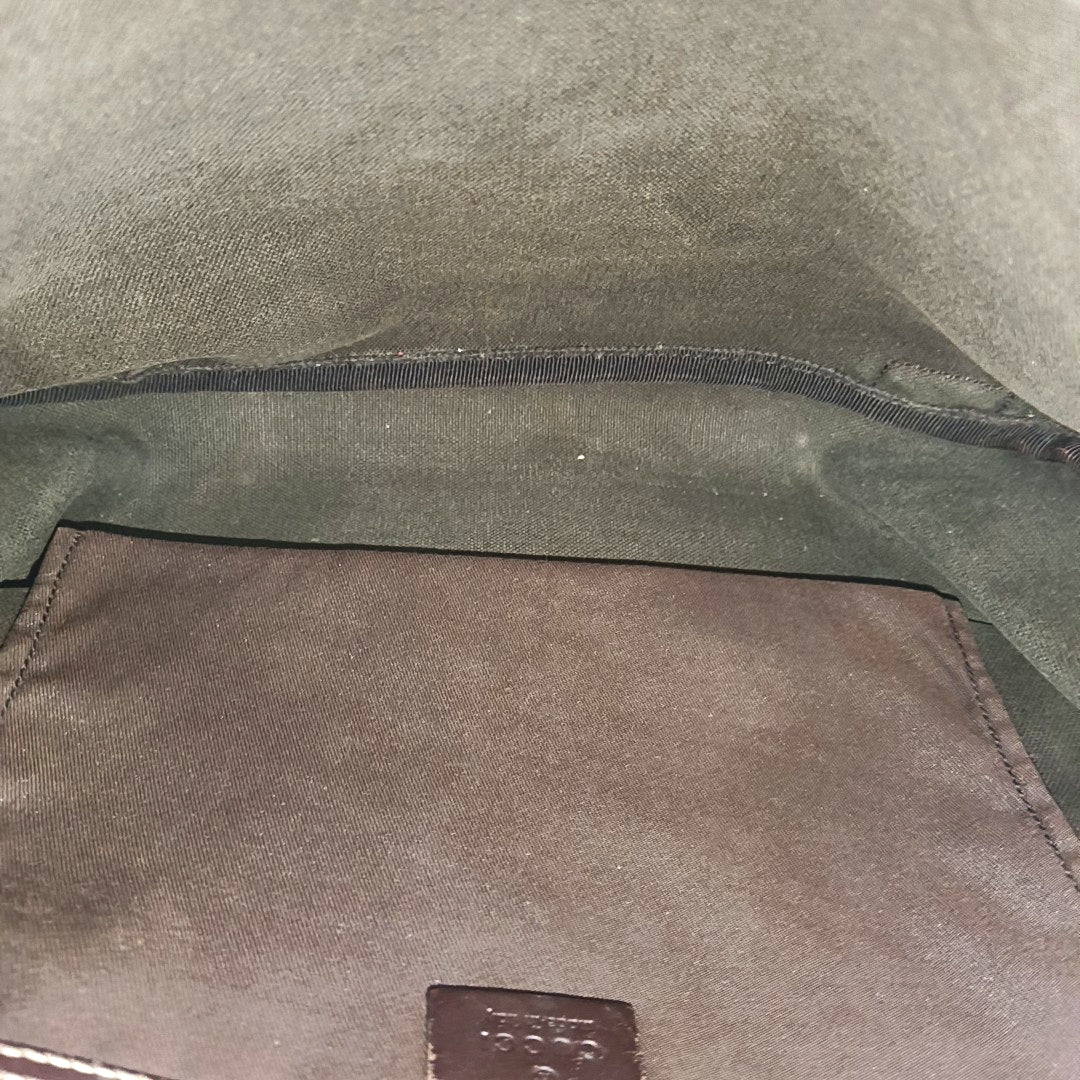 GG Imprime Monogram Coated Canvas Brown