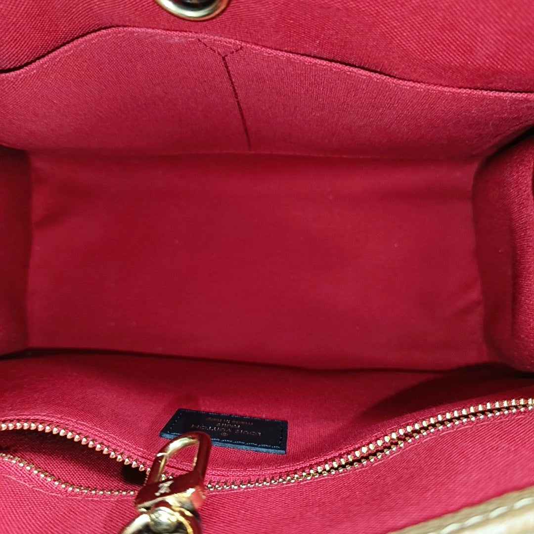 ONTHEGO PM Monogram Coated Canvas Brown
