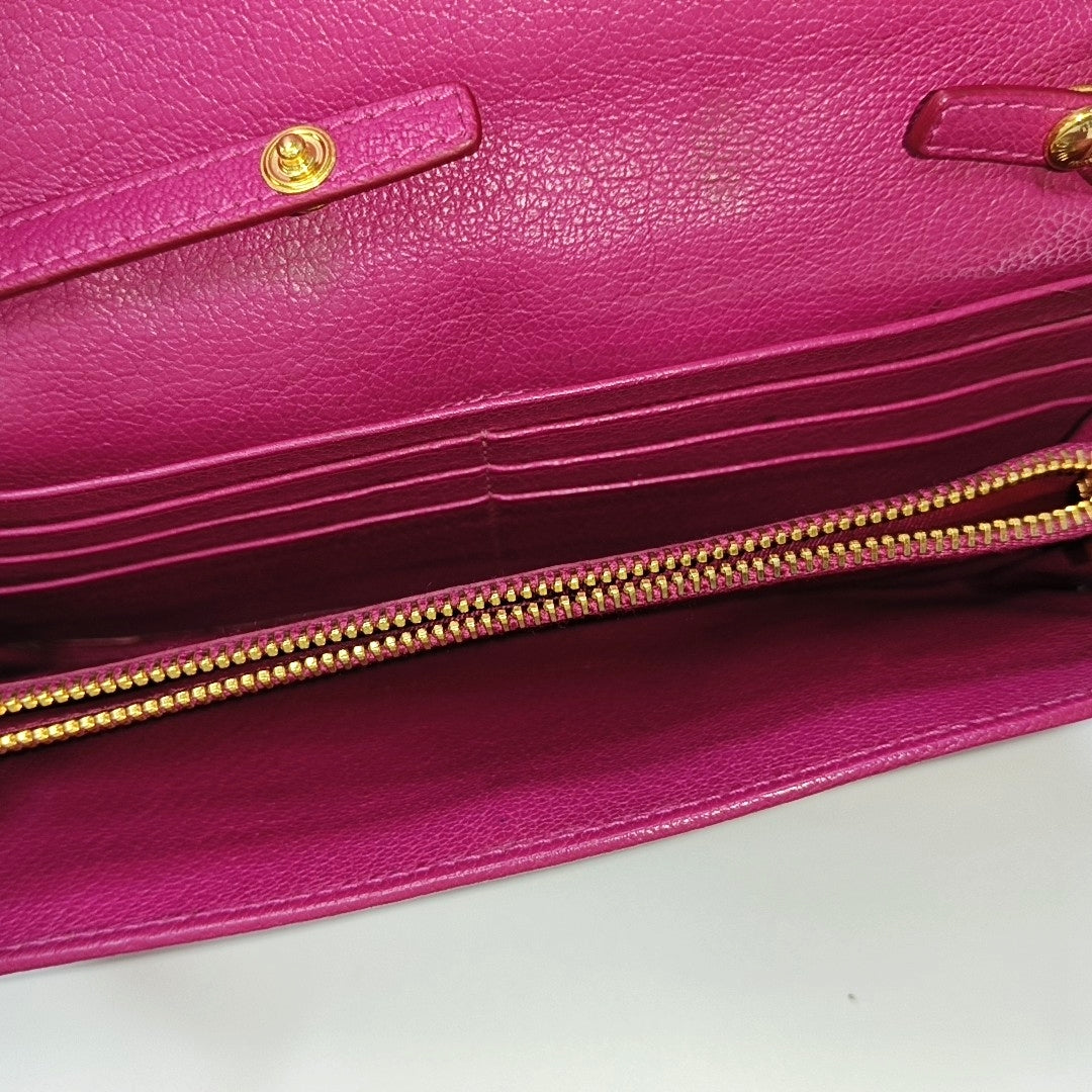 Calfskin Shoulder Bag Red