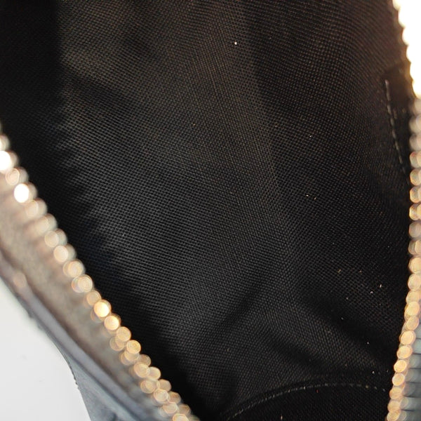 Quilted Calfskin Top Handle Bag Mini Black
