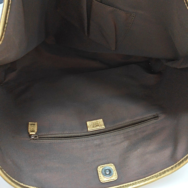 GG Imprime Monogram Canvas Gold