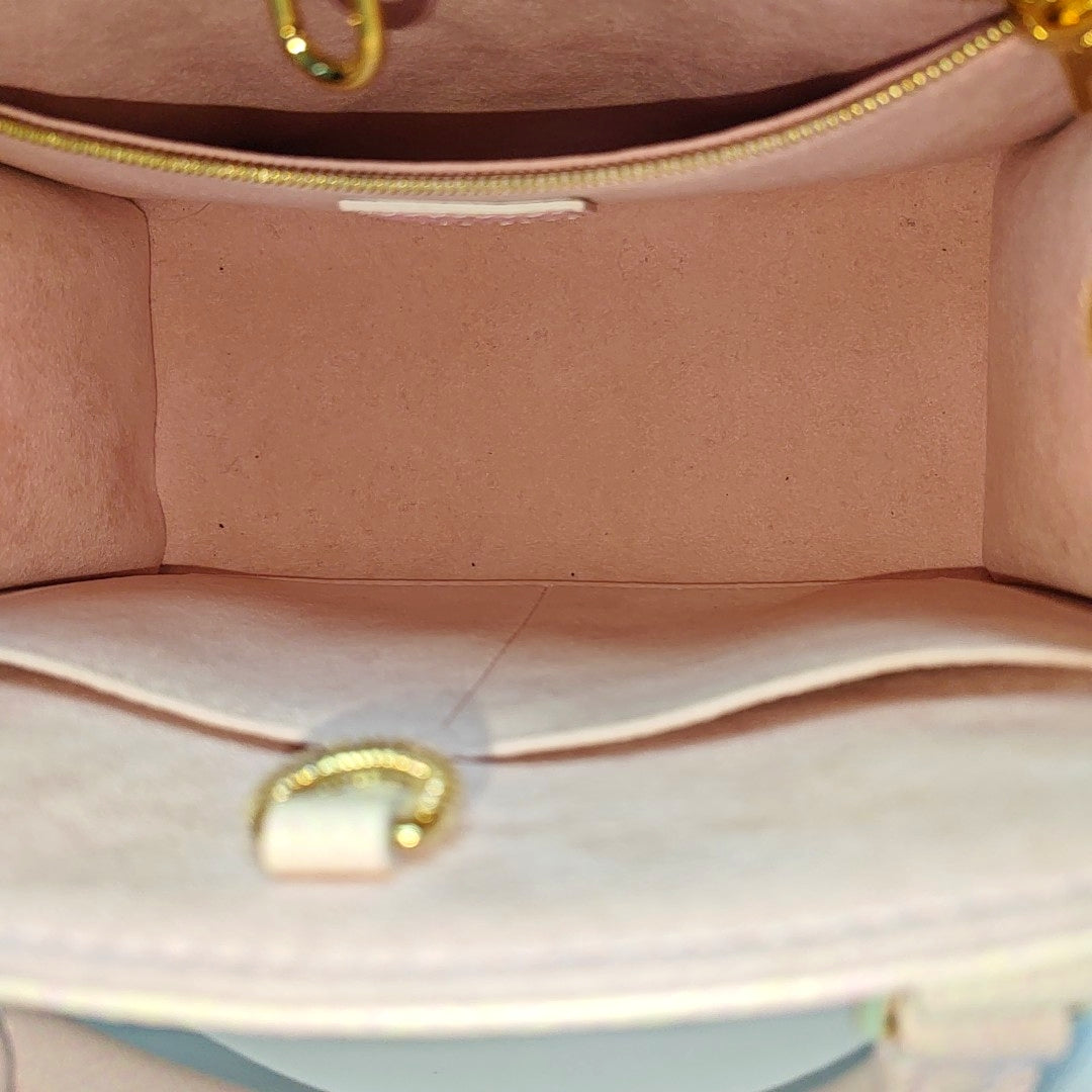 ONTHEGO PM Monogram Calfskin Pink
