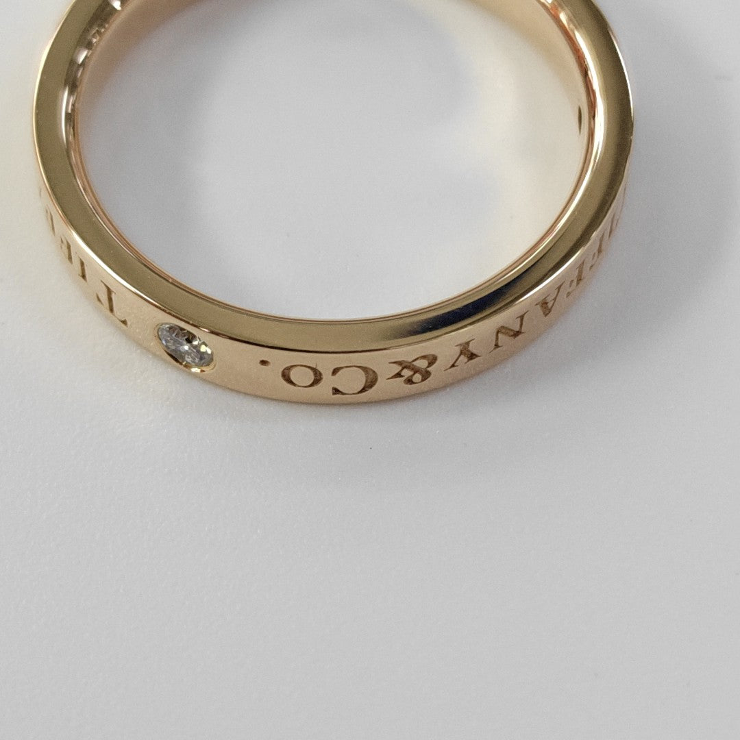 Tiffany &amp; Co. 18k Rose Gold Ring EU 48