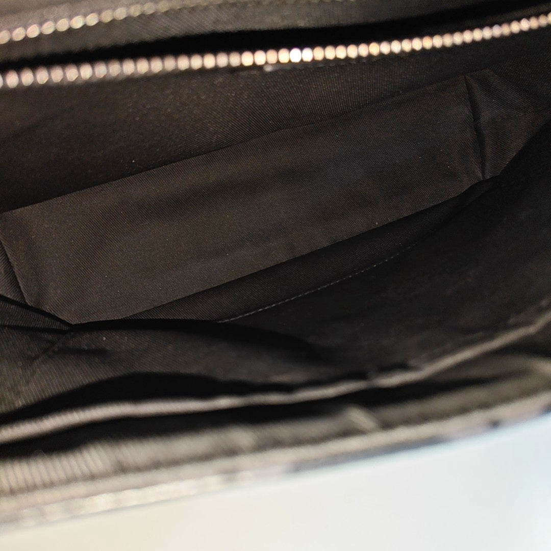 VOYAGER PM Monogram Coated Canvas Black