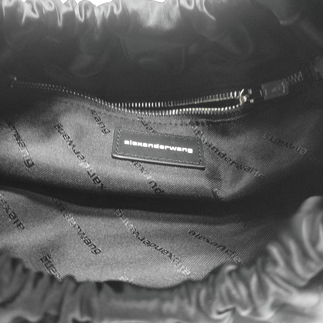 Fabric Top Handle Bag Small Black