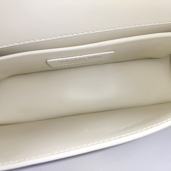 30 Montaigne East-West Small Calfskin White