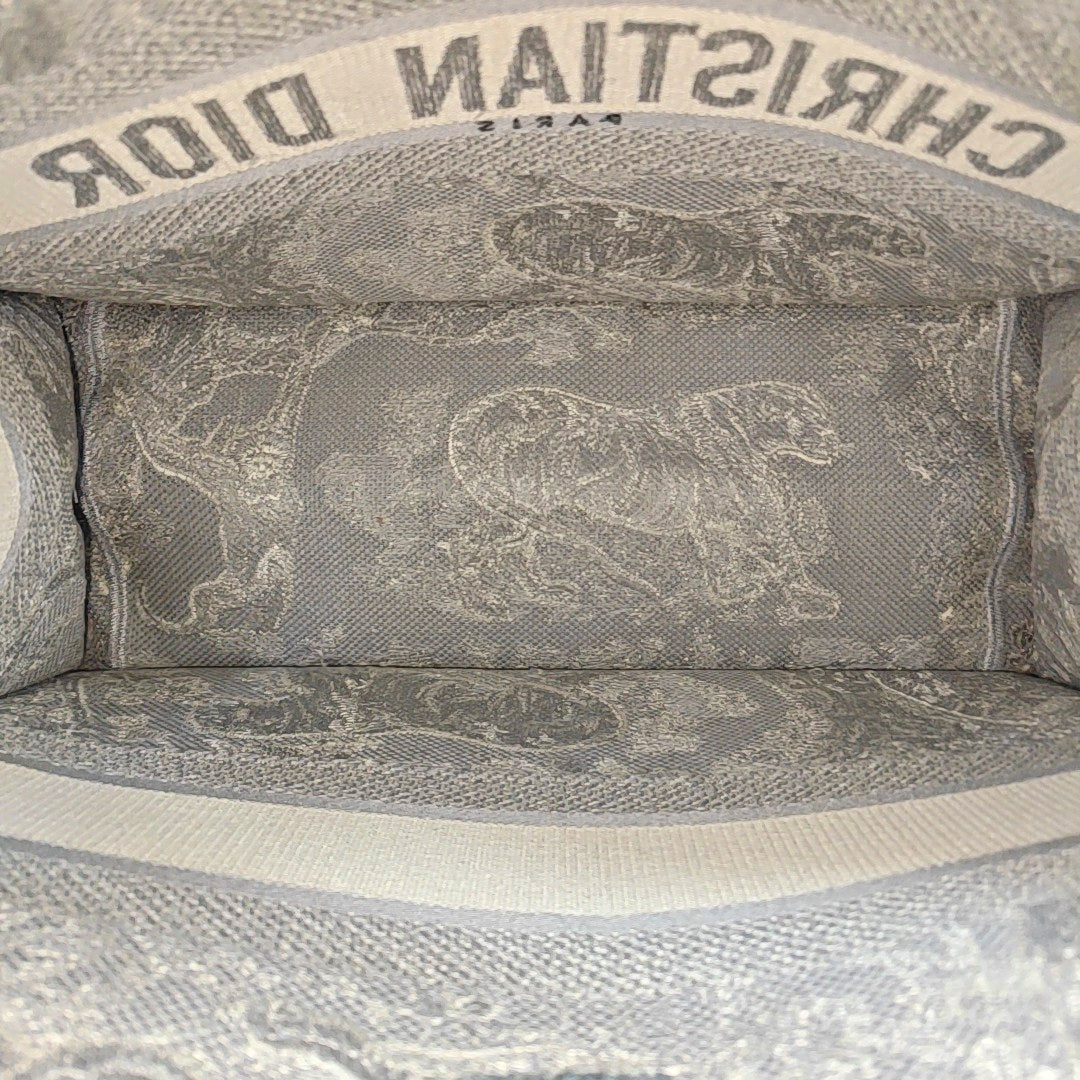 Book Tote Medium Fabric Gray