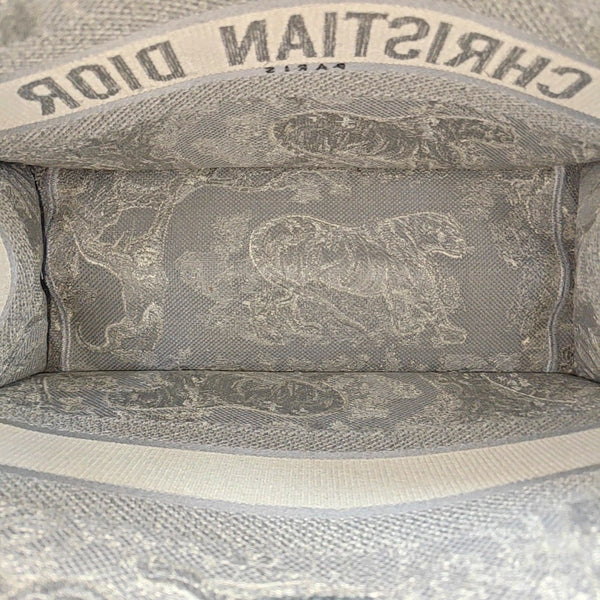 Book Tote Medium Fabric Gray
