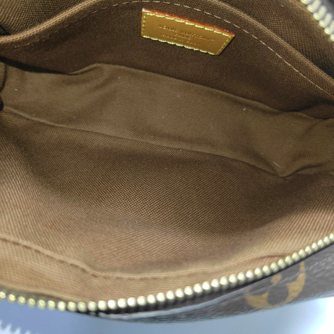 MARLY DRAGONNE Mini Monogram Coated Canvas Brown