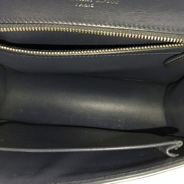 Diorama Small Cannage Calfskin Silver