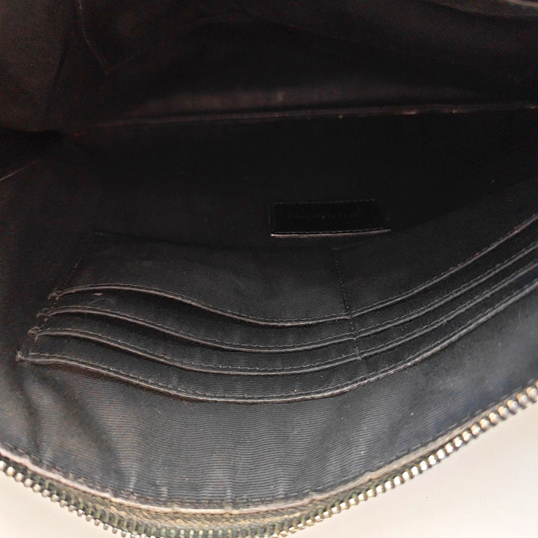 Calfskin Clutch Black