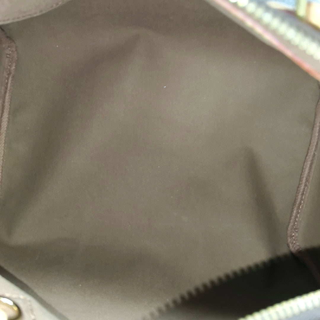 SPEEDY 30 Monogram Coated Canvas Brown
