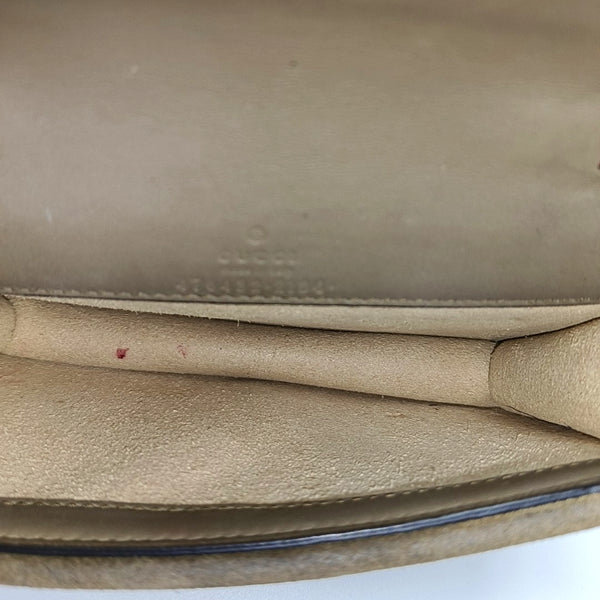 Dionysus Super Mini Monogram Coated Canvas Beige