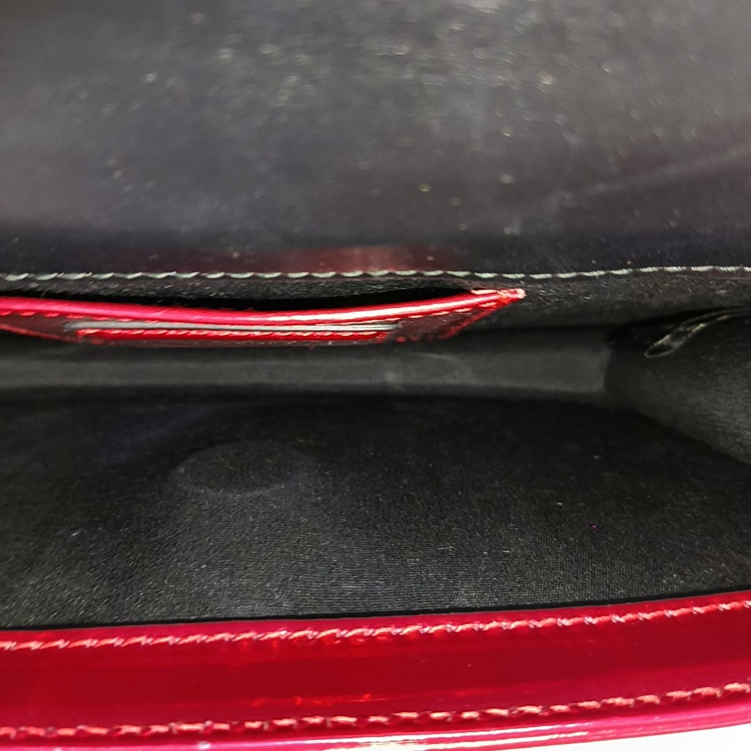 SERPENTI FOREVER Small Patent Leather Red