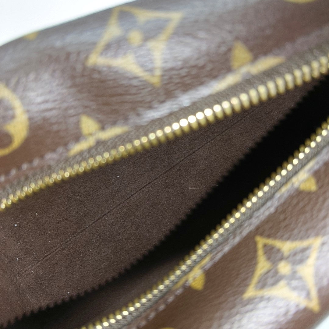 SIDE TRUNK MM Monogram Coated Canvas Brown