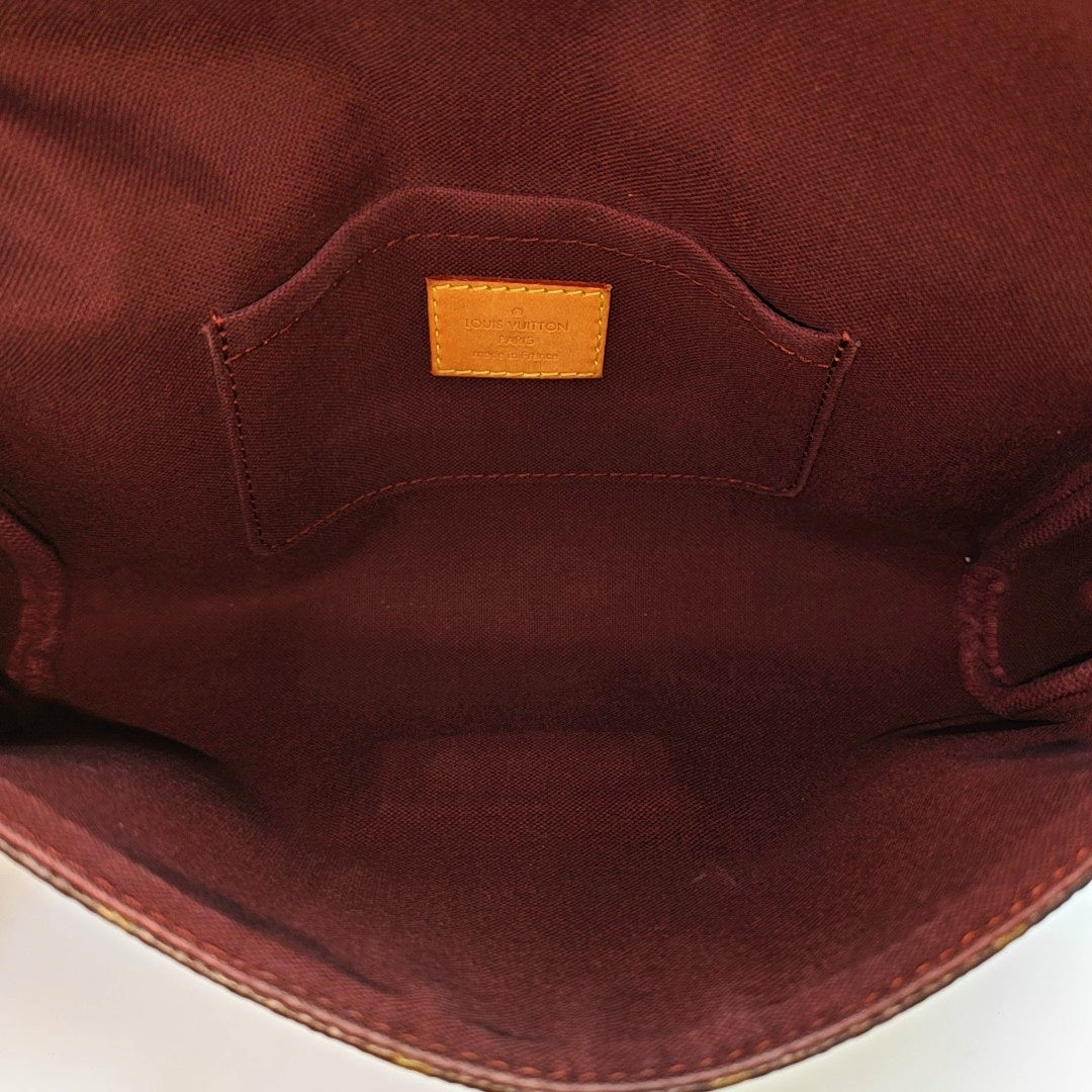 FAVORITE MM Monogram Coated Canvas Brown