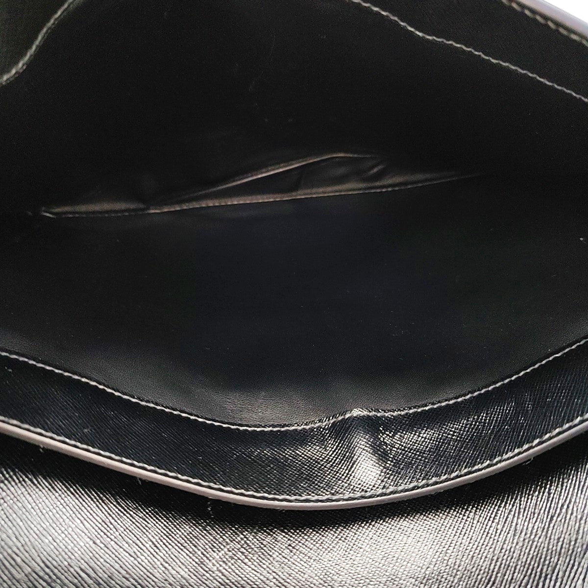 Leather Clutch Black