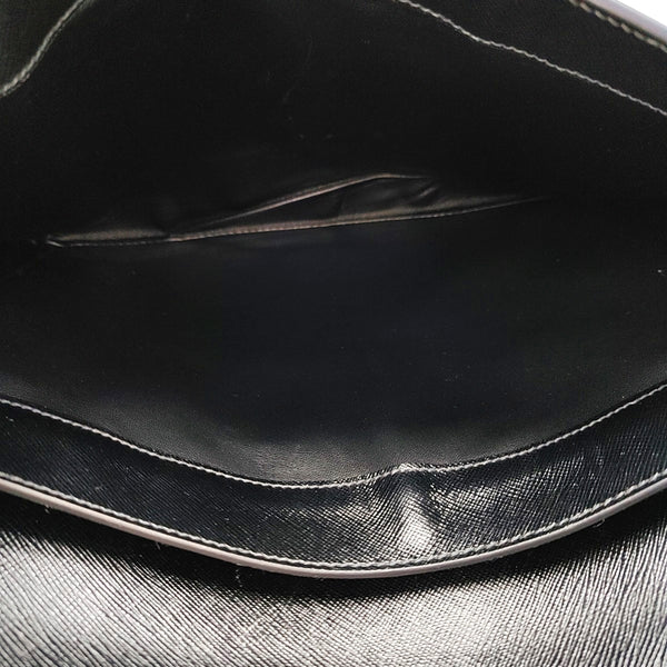 Leather Clutch Black