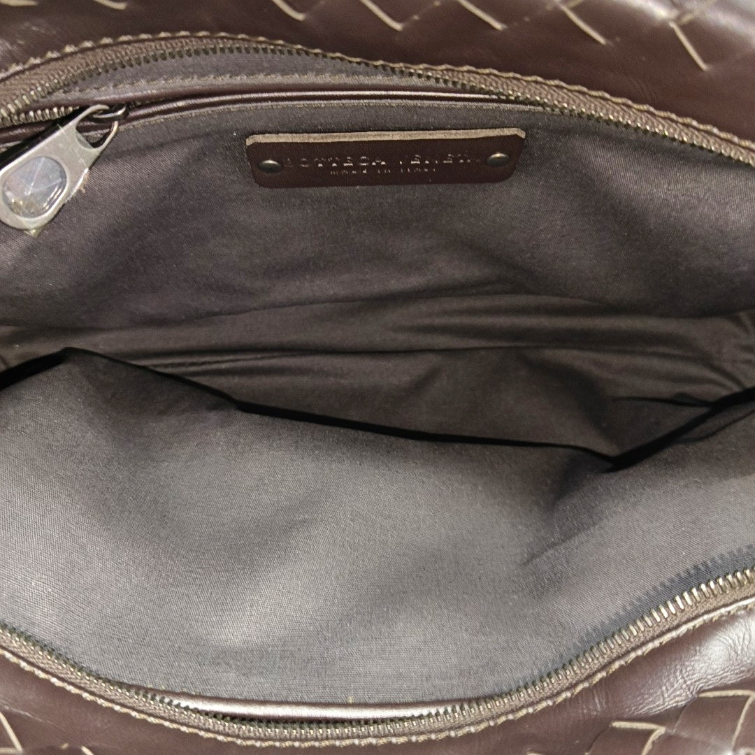 Calfskin Clutch Brown