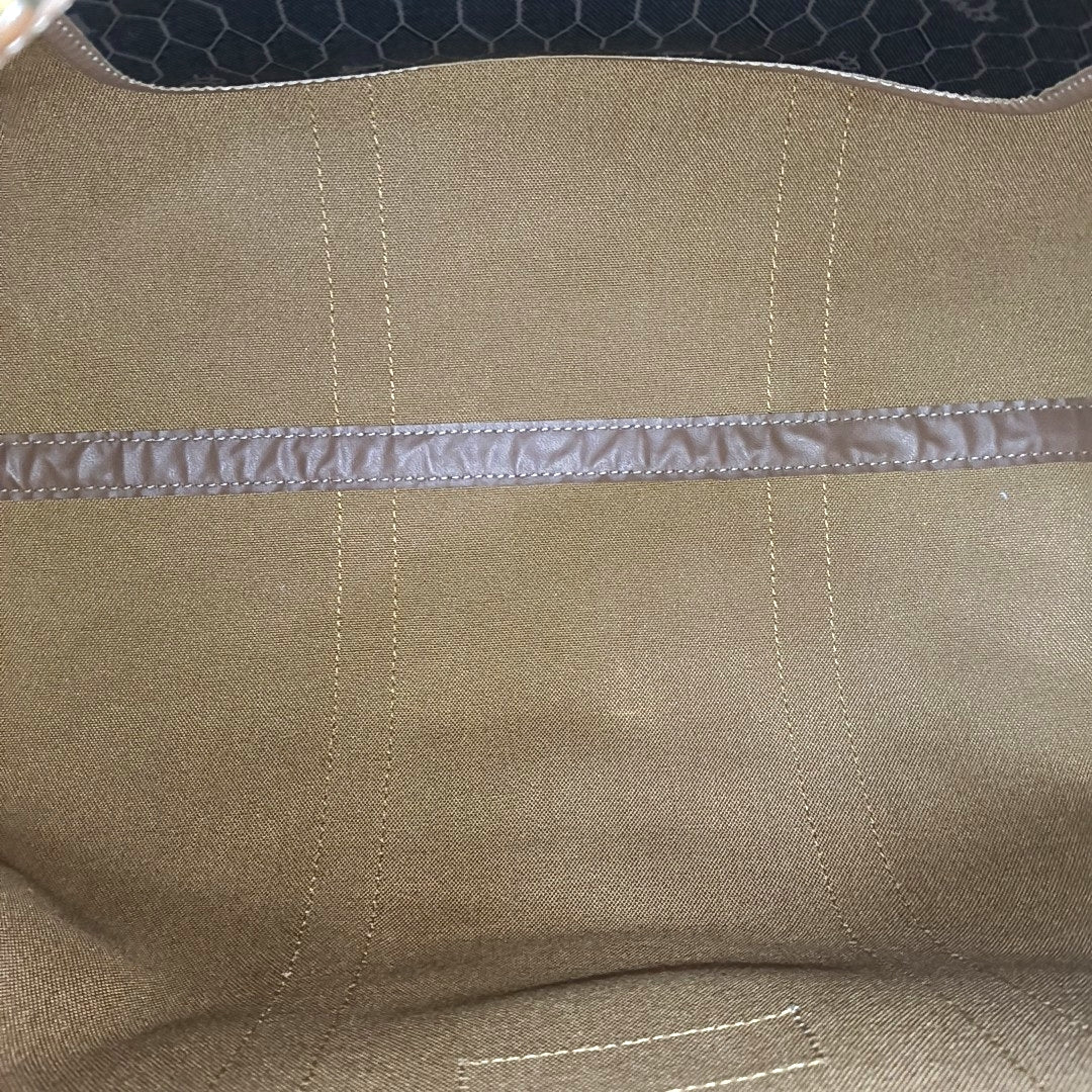 Oblique Coated Canvas Shoulder Bag Black