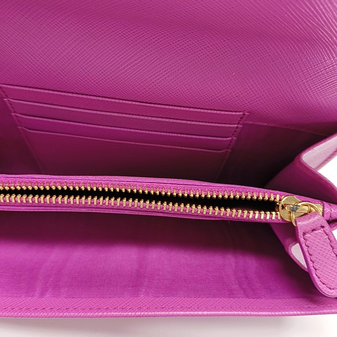 Ginny Calfskin Red Wallet