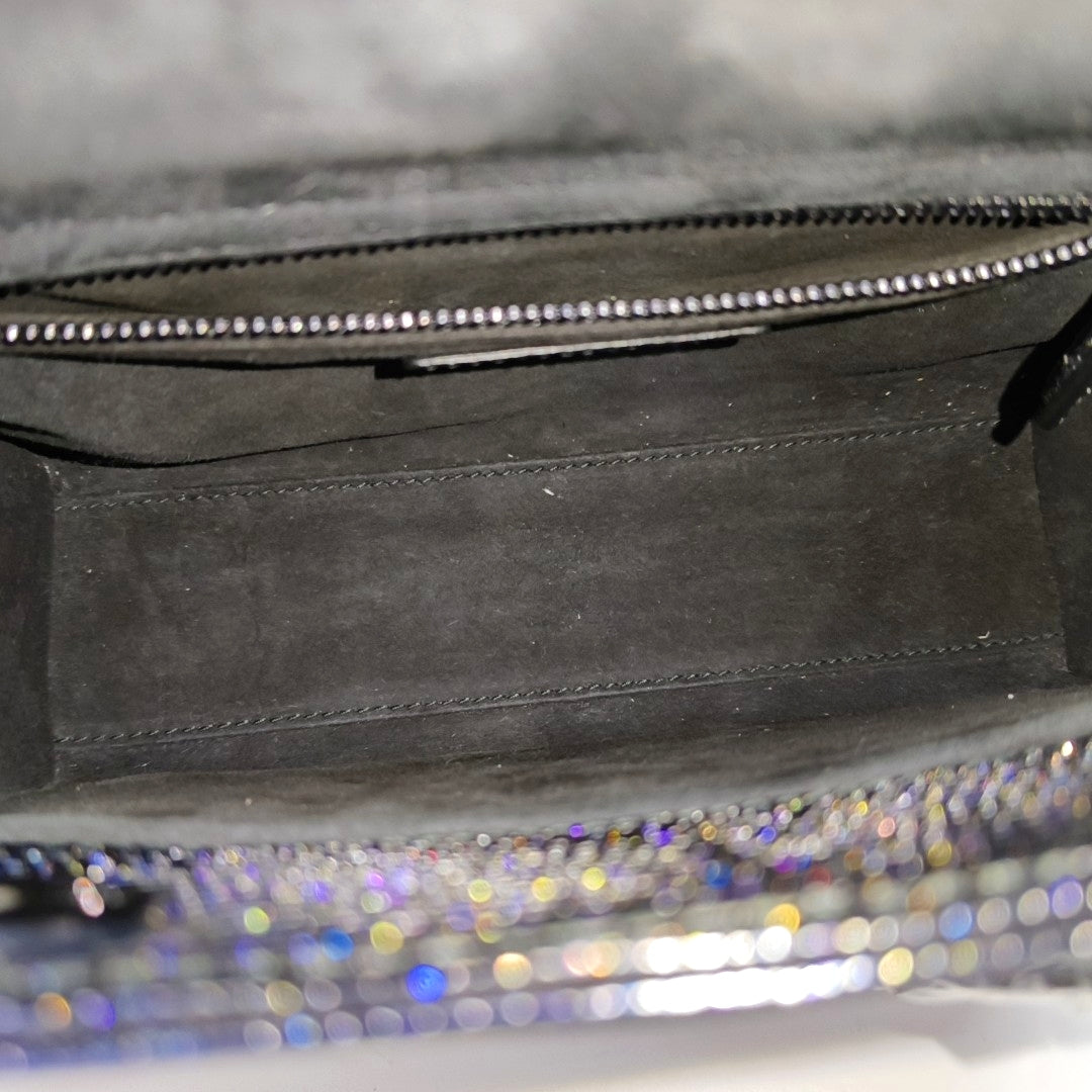 Lady Dior Small Lizard Blue