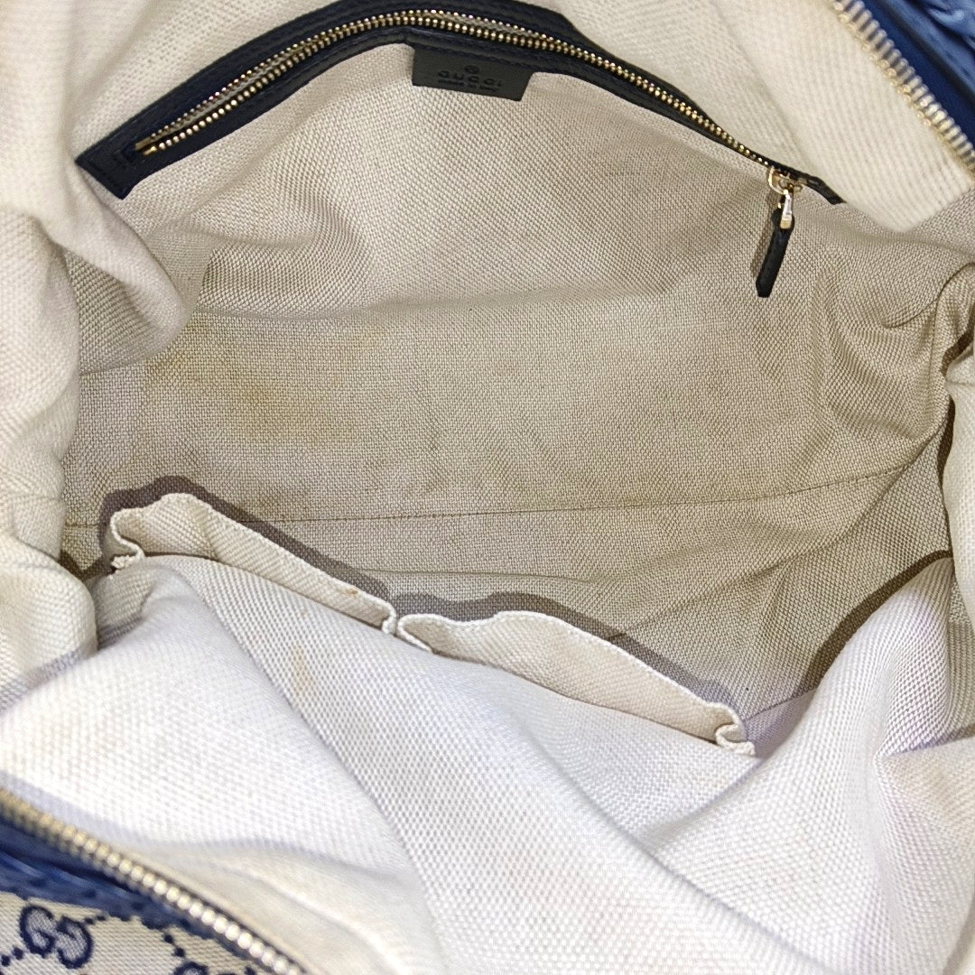 Monogram Canvas Top Handle Bag Beige