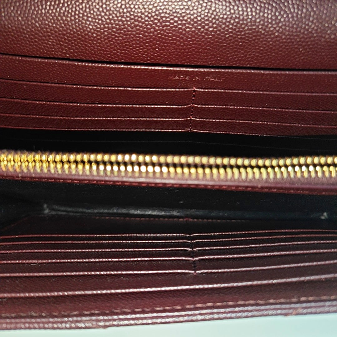 MONOGRAM Medium Chevron Calfskin Red