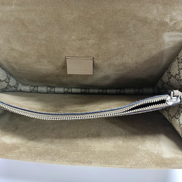 Authenticated pre-owned  Dionysus Small Monogram Coated Canvas Beige - Shoulder Bag at Looply