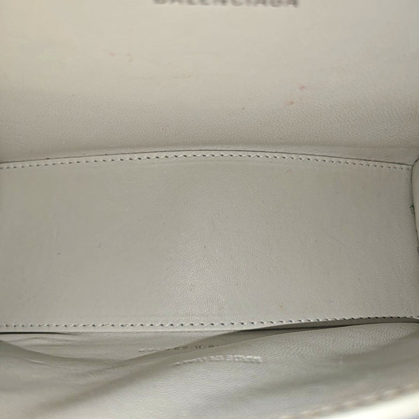 Hourglass XS Calfskin White