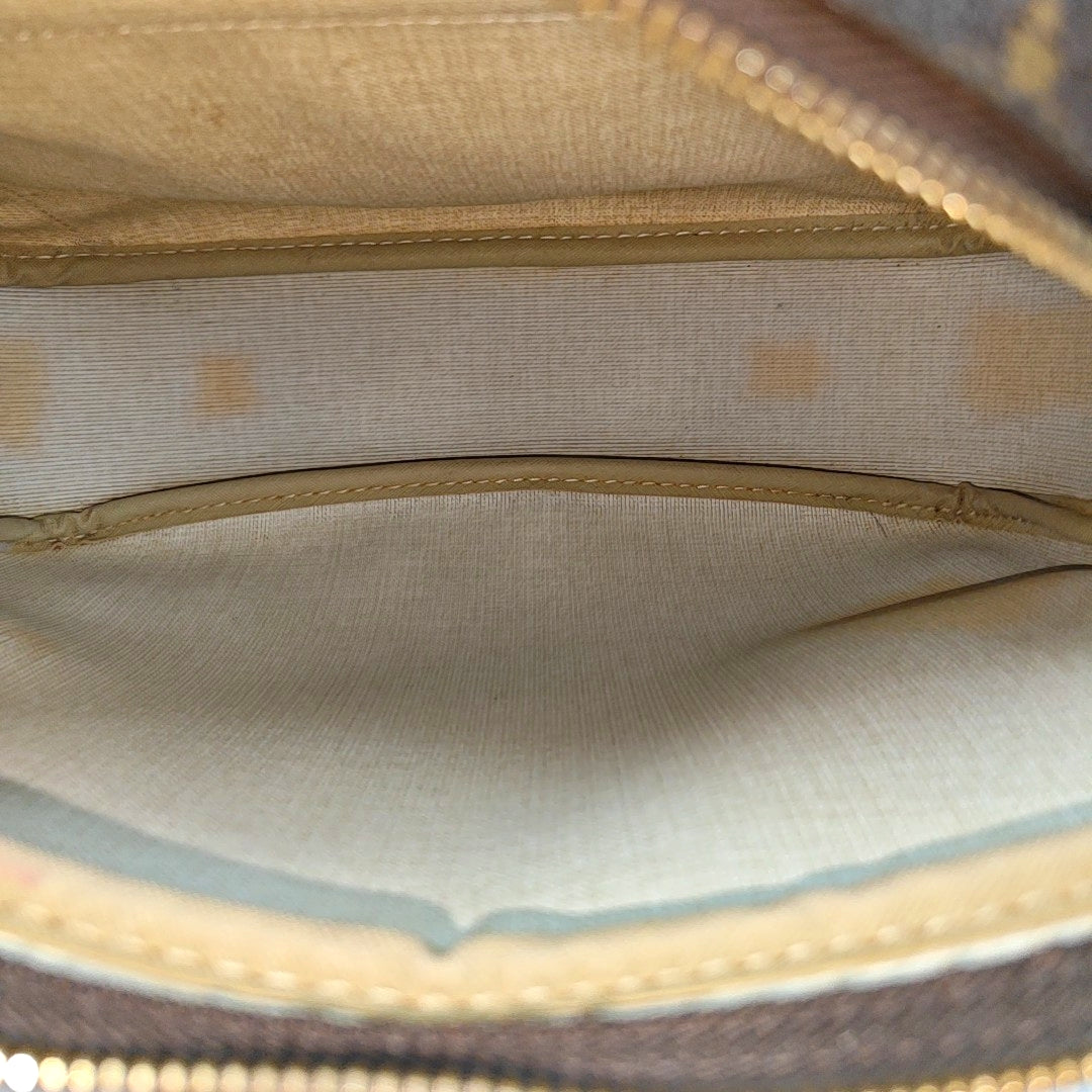 REPORTER Monogram Coated Canvas Brown