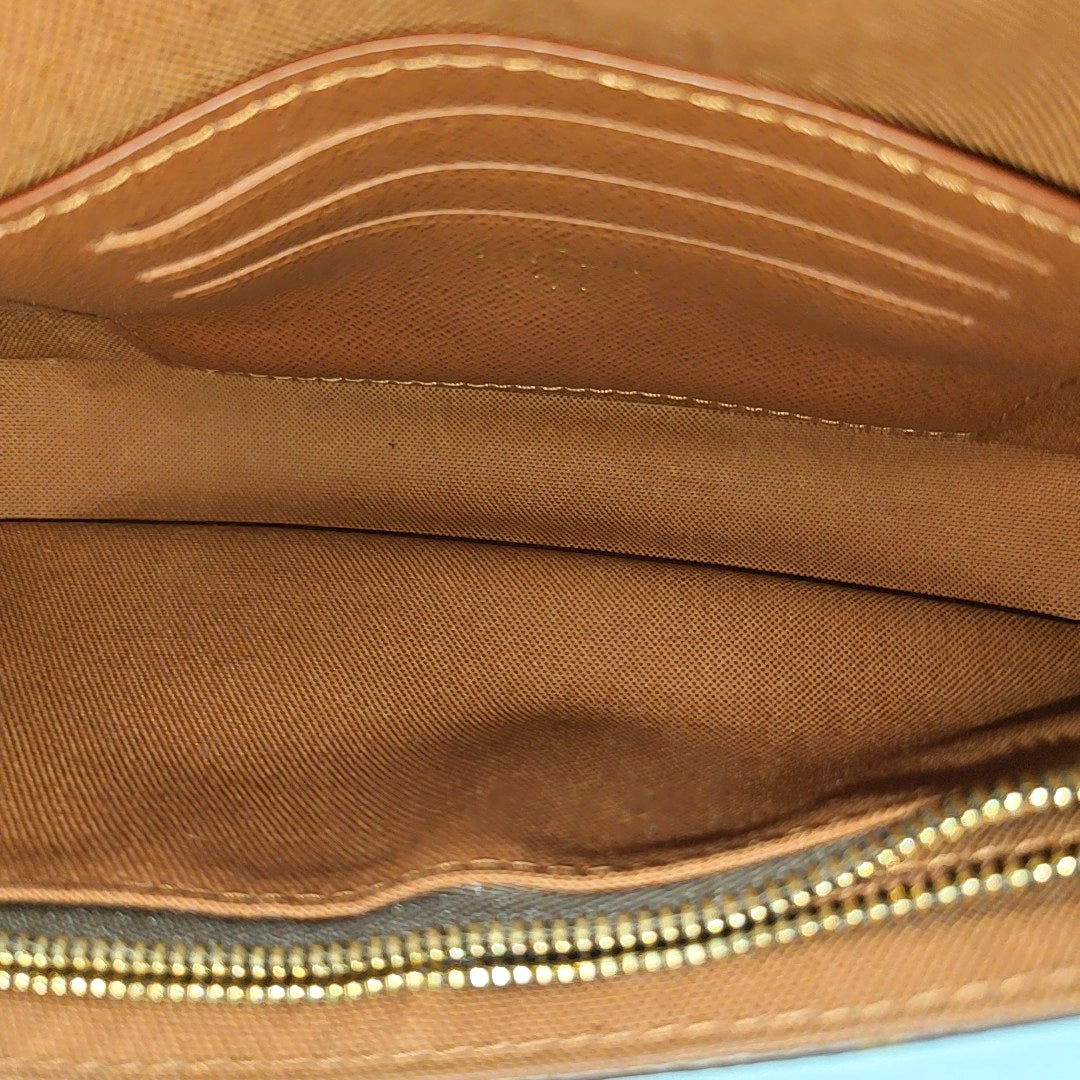 IVY Monogram Coated Canvas Brown