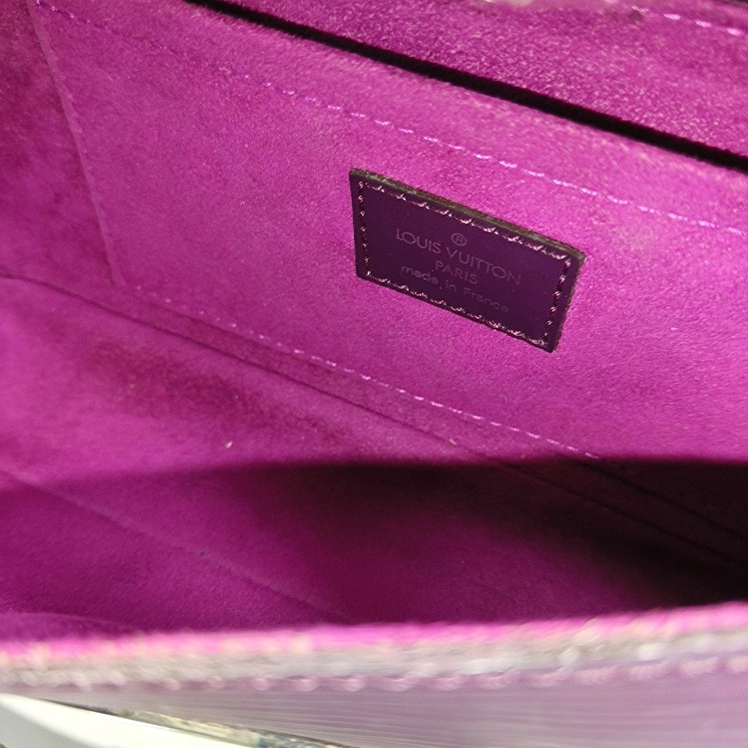 POCHETTE MONTAIGNE Epi Purple